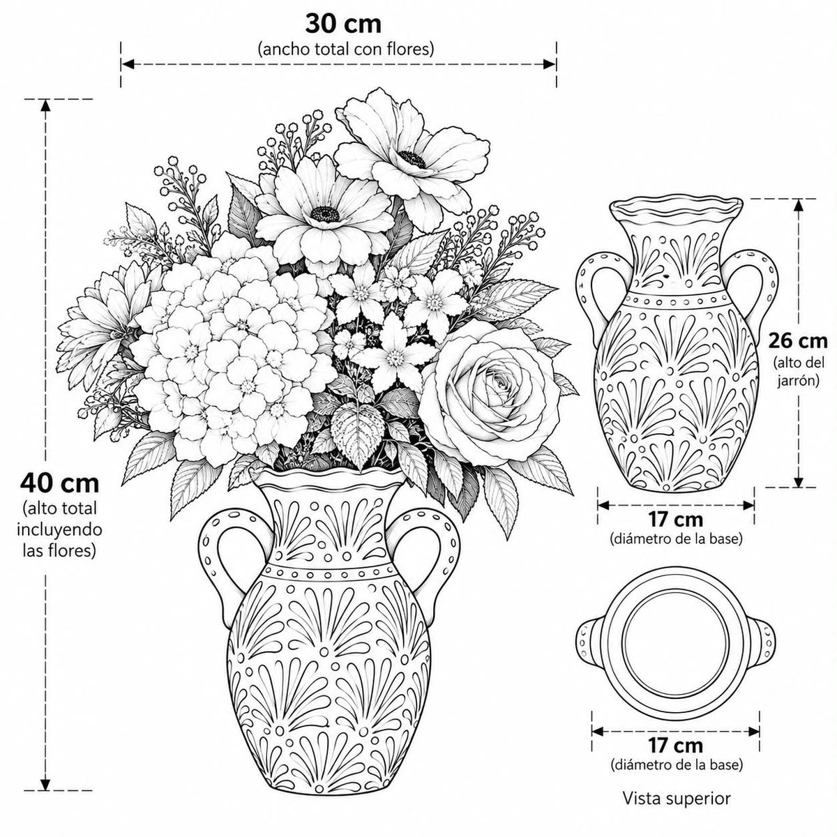 ARREGLO FLORAL TRADICION